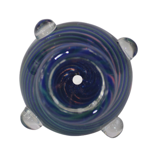 14MM bluish Bong Bowl packs a deep bowl 