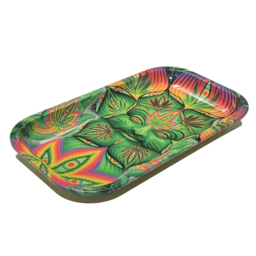 Rectangle Metal Rolling Tray Alt View 2