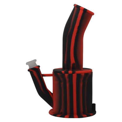 Red Black Silicone Teapot Bong for Sale