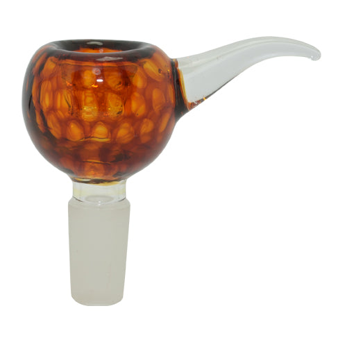 Red Glass Bong Bowl With Hook 