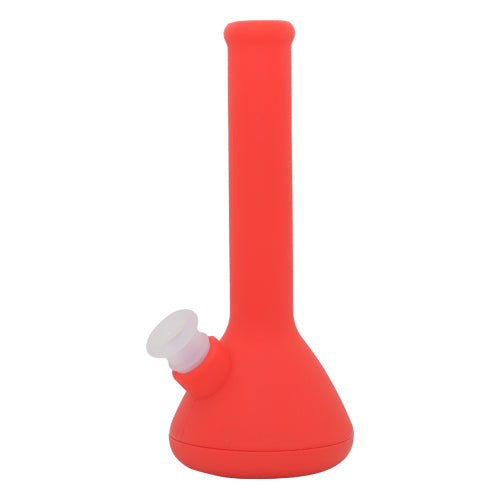 Red Silicone Beaker Bong For Sale