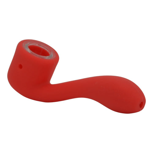 Red SIlicone Sherlock Pipe For Sale