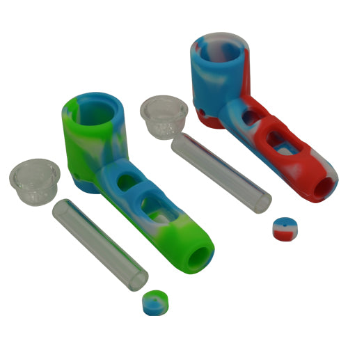 Glass Silicone Sherlock Pipe Parts 