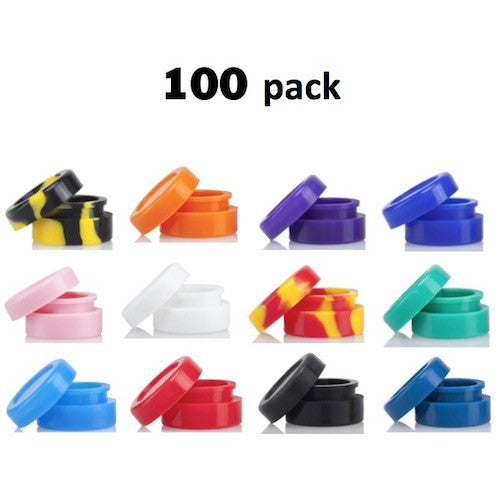 100 Pack of Silicone Dab Containers - Vape Ve Store 