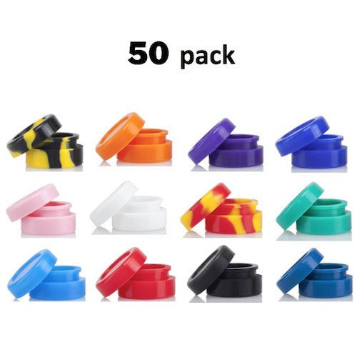 50 Pack of Silicone Dab Containers - Vape Ve Store 