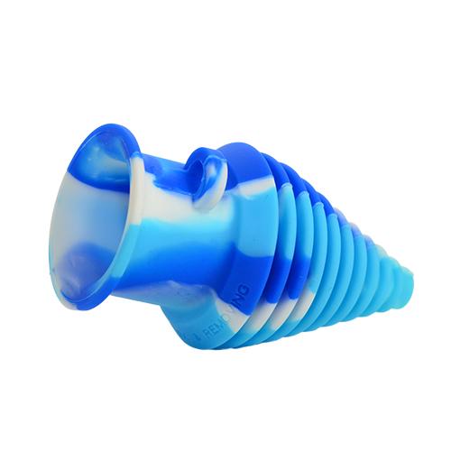 Blue White Silicone Mouthpiece