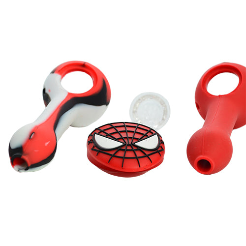 Silicone Spiderman Pipe Parts