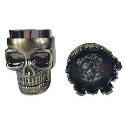 Skull Shaped 2 Piece Herb Grinder - Vape Vet Store 