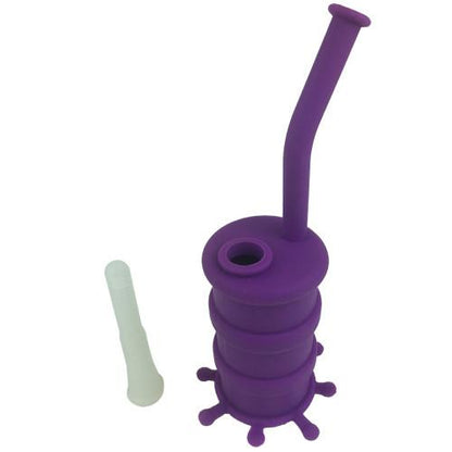 Small Purple Silicone Dab Rig - Vape Vet Store 