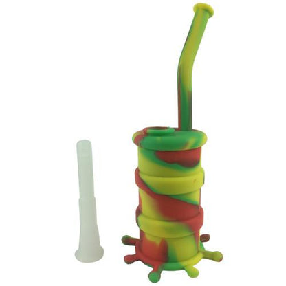 Small Rasta Silicone Dab Rig - Vape Vet Store 