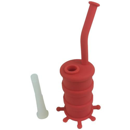 Small Red Silicone Dab Rig - Vape Vet Store 