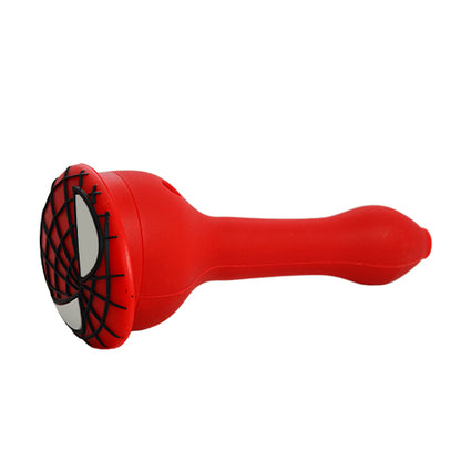 Red Silicone Spiderman Pipe