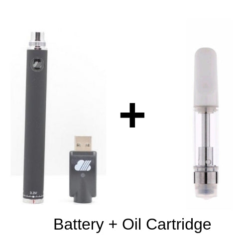 SteamCloud EVOD Vape Battery with Oil Cartridge 