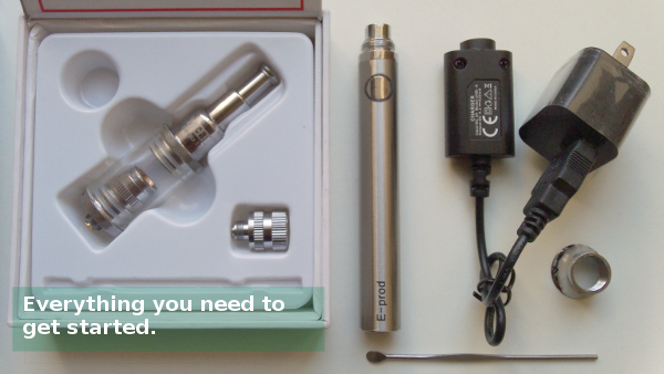 Yocan ExGo 2 Wax Atomizer with Vape Battery and Charger