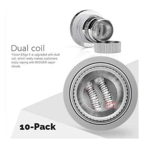 Wax Atomizer Vape Coils for the Yocan ExGo I and II 