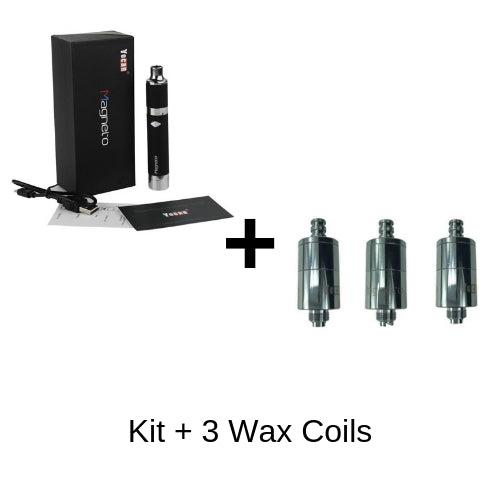 Yocan Magneto Vape Kit with 3 Wax Coils